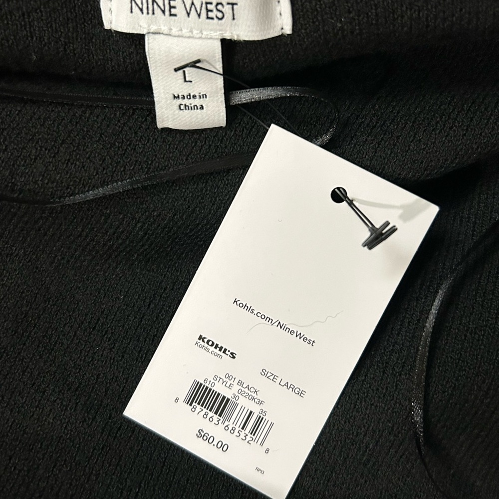 Nine West Classic Black cardigan